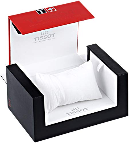 Tissot mens Gentleman Stainless Steel Dress Watch Grey T1274071105100