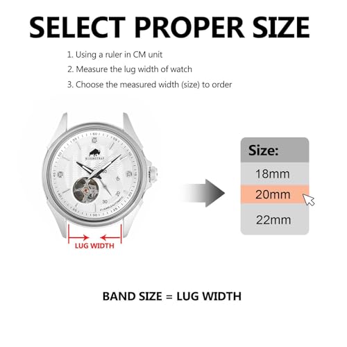 BISONSTRAP Nylon Watch Bands for Men, One-Piece Military Watch Straps, 20mm, Khaki Tan (Silver Buckle)