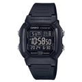 Casio W800H Series | Unisex Digital Watch | Black | 100 Meter Water Resistance | LED Backlight | 1/100 SEC Stopwatch | Dual Time | Multi-Function Alarm | Full Auto Calendar | 10 Year Battery