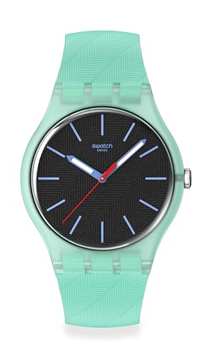 Swatch Unisex Casual Watch Green Bio-sourced Quartz HINT of Mint