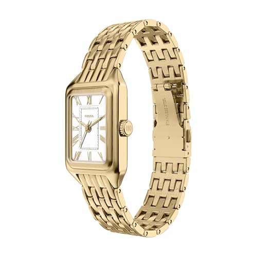 Fossil Women's Watch, Raquel Quartz Stainless Steel Three-Hand Watch for Women, Color: Gold