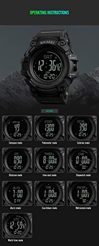Gosasa S Shock Military Sports Watches Compass Pedometer Mens Watch Digital Waterproof Electronic Watches Men Wristwatch