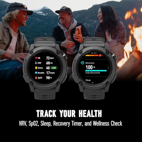 COROS Nomad GPS Outdoor Watch, 22-Day Battery Life, Fishing- Ash