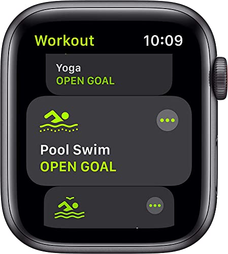 Apple Watch SE (GPS, 40mm) - Space Gray Aluminum Case with Black Sport Band (Renewed)