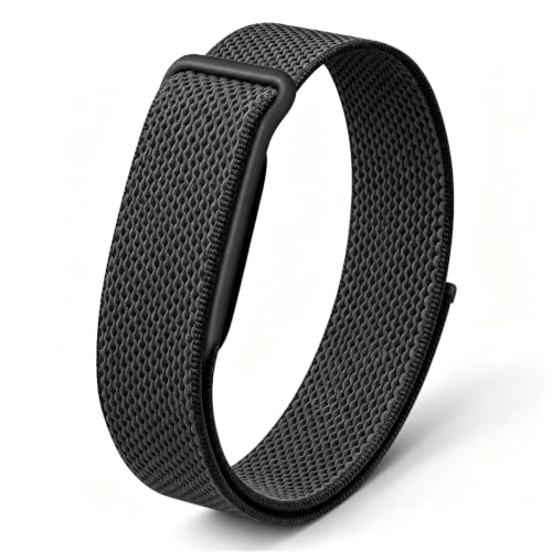 Nylon Sport Replacement Strap Compatible with Google Fitbit Air (Black)