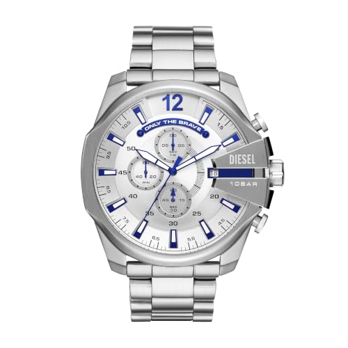 Diesel Mega Chief Watch for Men, Chronograph Men's Watch