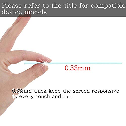 [3 Pack] Puccy Tempered Glass Screen Protector Compatible with Citizen Blue Angels World Chronograph A-T AT8020-54L Film Protectors Anti Scratch Bubble Free for Smartwatch