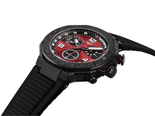 Tissot T-Race MotoGP Limited Edition 45mm, Swiss Quartz Watch for Men and Women, Stainless Steel Case, Red Dial, T1414173742200