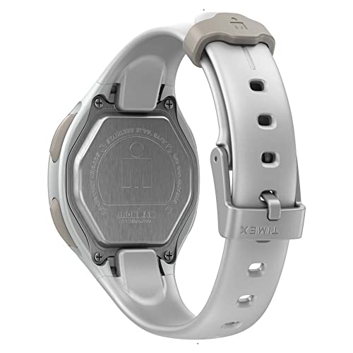 Timex Women's Ironman Triathlon Transit 33mm Resin Strap Watch – Gold-Tone Top-Ring & Black Resin Strap