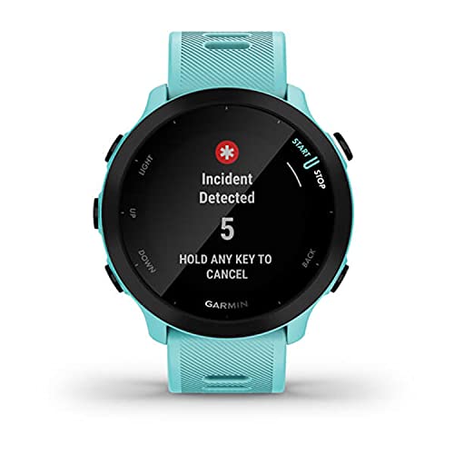 Garmin Forerunner 55, GPS Running Watch with Daily Suggested Workouts, Up to 2 Weeks of Battery Life, Aqua