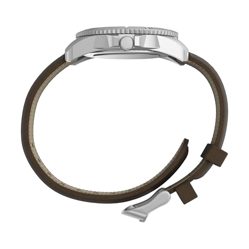 Timex Men's T46681 Expedition Traditional Brown Leather Strap Watch