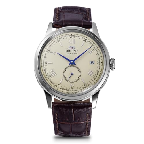 Orient Bambino Automatic Mechanical Wristwatch, Self-Winding, Automatic, Domestic Manufacturer Warranty Included, Ivory