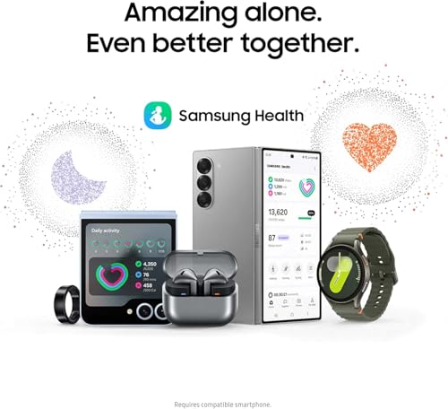 Samsung Galaxy Watch 7 40mm Bluetooth Smartwatch w/Energy Score, Wellness Tips, Heart Rate Tracking, Sleep Monitor, Fitness Tracker, 2024, Green (Renewed)