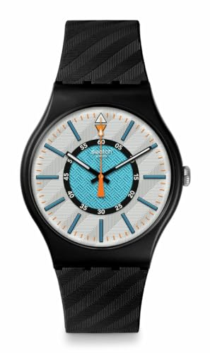 Swatch New Gent Bioceramic Unisex Watch Casual Bioceramic Black Quartz Waterproof Good to Gorp
