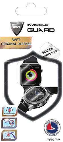IPG for Universal Round Watch Screen Protector (2 Units) Hydrogel Film Bubble Free Anti-Scratch Invisible Protection Good for Smart Watch Too Size Options are Available (45 mm Diameter)