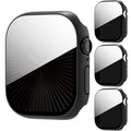 AIDOWU 3-Pack Privacy Anti Spy Case for Apple Watch Series 10/11 46mm, Protective Face Cover with Anti-Peeping Tempered Glass Screen Protector, Ultra Thin Hard PC Bumper Cover for iwatch 46mm