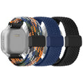 3 Pack Adjustable Braided Stretchy Solo Loop Compatible with Gizmo Watch 3 2 1/ Gabb Watch 3 2 1/ SyncUP/Cosmo JrTrack Kid Watch, 20mm Soft Breathable Kids Bands with Magnetic Buckle for Boys Girls