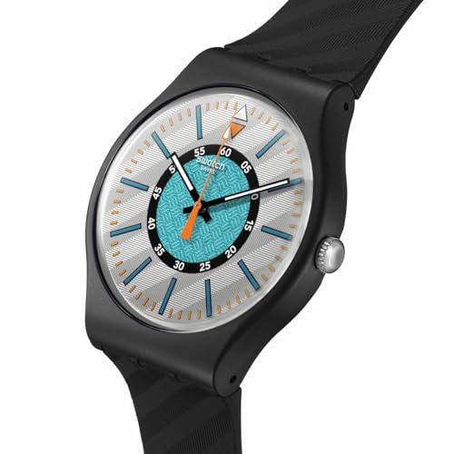Swatch New Gent Bioceramic Unisex Watch Casual Bioceramic Black Quartz Waterproof Good to Gorp