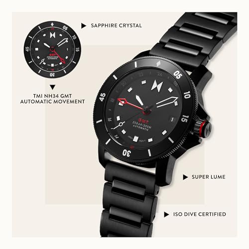 MVMT Men's Cali Diver Sport's Watch - Water-Resistant 10 ATM/100 Meters - 40mm