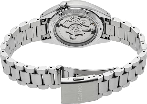 SEIKO SRLP55 5 Sports Men's Automatic Watch with Stainless Steel Case and Luminous Hands - Stylish Wrist Watches, Blue