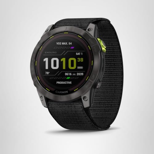 Garmin Enduro™ 2 – Ultraperformance Watch, Long-Lasting GPS Battery Life, Solar Charging, Preloaded Maps