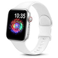 TreasureMax Sport Band Compatible with Apple Watch Bands 38mm 40mm 41mm 42mm 44mm 45mm 46mm 49mm White, Soft Silicone Strap Compatible for Apple Watch Series 11 10 9 Ultra SE 8 7 6 5 4 3 Men Women