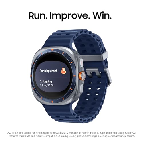 Samsung Galaxy Watch Ultra (2025), Titanium Blue, 47mm, LTE Smartwatch