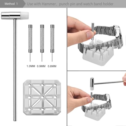 EasyTime Watch Repair Tool Kit: Link Back Pin Removal & Battery Replacement