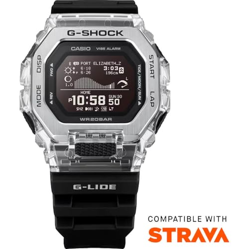 Casio G-Shock G-LIDE GBX-100 Series Digital Black Resin Watch 50.9mm - GBX100S-1