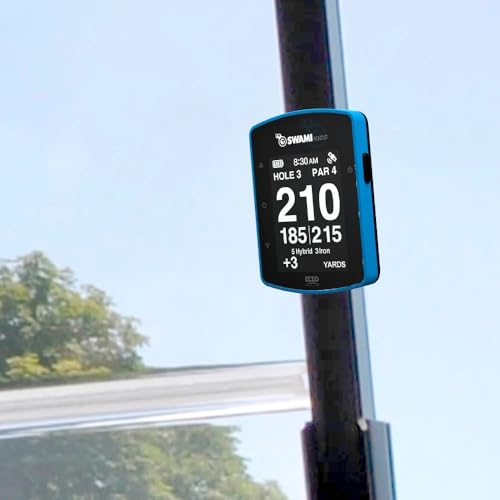 Swami KISS 2.0 Handheld Golf GPS Ragnefinder with Integrated Magnets - Blue