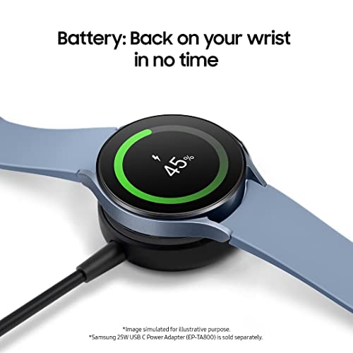 SAMSUNG Samsung Galaxy Watch 5 44mm (GPS) SM-R910N Aluminum Case (Renewed)