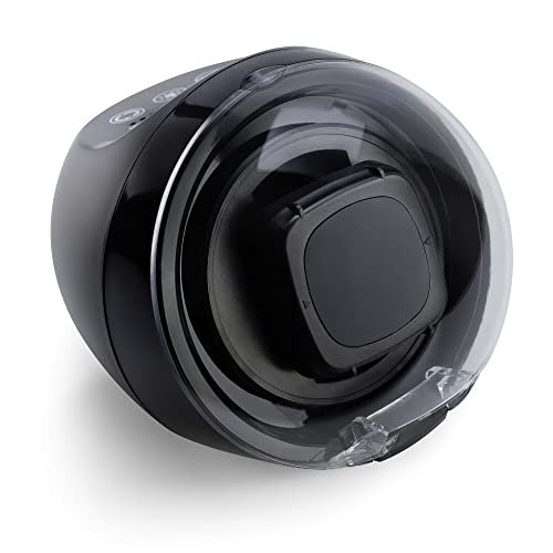 Versa Watch Winder for Automatic Watches - Direct Drive Motor, Touch Button Settings, 12 Settings, Display Light, Adjustable Pillow, Compact Design - Single Watch Winder for Rolexes