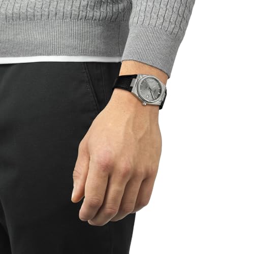Tissot PRX 38mm, Swiss Automatic Watch for Men, Damascus Steel Case, Grey Dial, T1378079608100