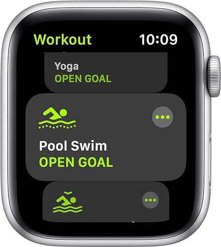 Apple Watch SE (GPS + Cellular, 40mm) - Silver Aluminum Case with White Sport Band (Renewed)