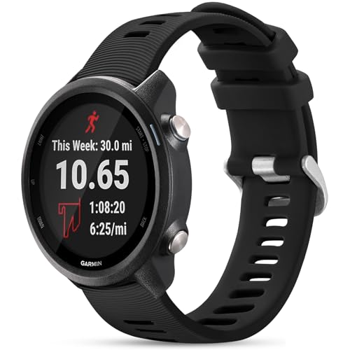 GEAK Compatible with Garmin Forerunner 245 Watch Band, 20mm Sport Strap Compatible with Garmin Vivoactive 5 Watch Bands/Vivoactive 6/3 Bands/Venu/Venu SQ,Forerunner 645/245 Music/Galaxy Watch 7/6/5/4