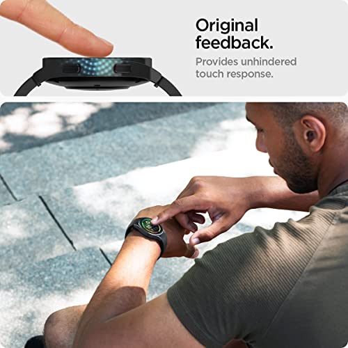 Spigen Tempered Glass Screen Protector [GlasTR EZ FIT] designed for Galaxy Watch FE / 5/4 (40mm) - 2 Pack