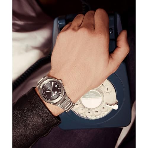Timex Men's Continental 39mm Watch - Stainless Steel Bracelet Black Dial Stainless Steel Case