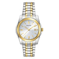 Bulova Men's Classic Two-Tone Stainless Steel 3-Hand Date Quartz Watch, 38mm Style: 98H18