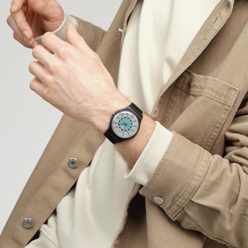 Swatch New Gent Bioceramic Unisex Watch Casual Bioceramic Black Quartz Waterproof Good to Gorp