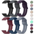 Tobfit 22mm Watch Bands Quick Release Watch Straps with Color Matched Metal Buckle, Soft Silicone Breathable Replacement Sport Watch Wristbands for Women Men