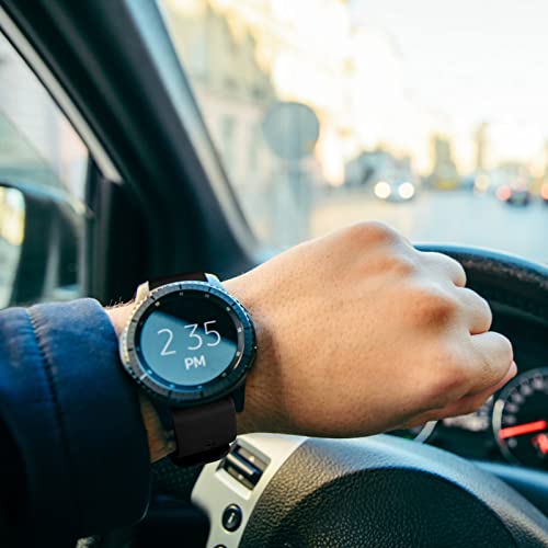 TIESOME 20mm Silicone Watch Bands, Quick Release Waterproof Soft Rubber Replacement Straps with Silver Plated Stainless Steel Buckle Compatible with Smart Watch Sport Watch for Men Women (20mm, Black)