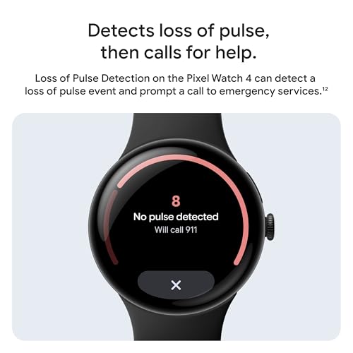 Google Pixel Watch 4 (45mm) - Android Smartwatch with Heart Rate and Sleep Tracking - 30-Hour Battery - Fitness Tracking - Google AI - Satin Moonstone Aluminum Case - Moonstone Active Band - Wi-Fi