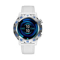 KAVVO Oyster Urban Smart Watch for Men, 46mm Fitness Smartwatch with Blood Oxygen Heart Rate Sleep Monitor, Multiple Sports Modes Tracker for Android iOS Phones (Raw White)