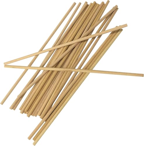 TAURISH Watchmakers Pegwood Set, 24 Pieces, 3mm x 150mm for Watch Repair