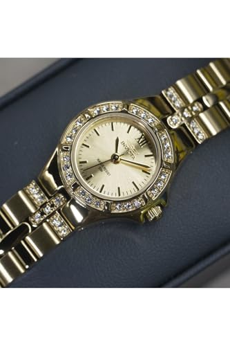 Invicta Women's 0134 Wildflower Collection 18k Gold-Plated Crystal Accented Watch