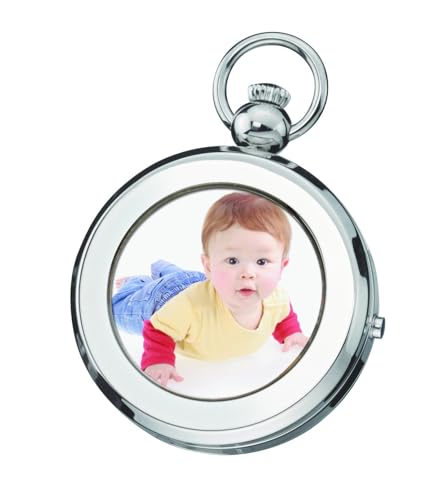 Charles Hubert 3849 Mechanical Picture Frame Pocket Watch