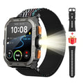 Blackview GPS Smart Watch for Men with ChatGPT, AI Translator, Compass & Flashlight/100-Day Battery/Bluetooth Calling/Health Monitor/100+ Sports,Fitness Tracker for iPhone/Android Phones