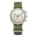 SEA-GULL Men's Mechanical Wristwatch, Seagull 1963 Aviation Chronograph Pilot Mechanical Watch, Manual Winding, GD 1963 International Edition, ST1901 (Yellow)