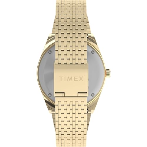 Timex Men's Falcon Eye 38mm Watch - Gold-Tone Bracelet Black Dial Gold-Tone Case