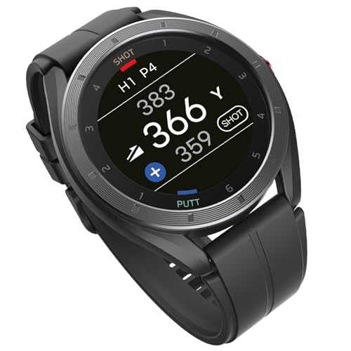 Voice Caddie T11 LT GPS Golf Watch LCD Display with Green Undulation No Monthly Subscription Slope Mode 40K+ Preinstalled Courses, Course View, Practice Tempo Mode, Putt View 1.2" Color Touchscreen